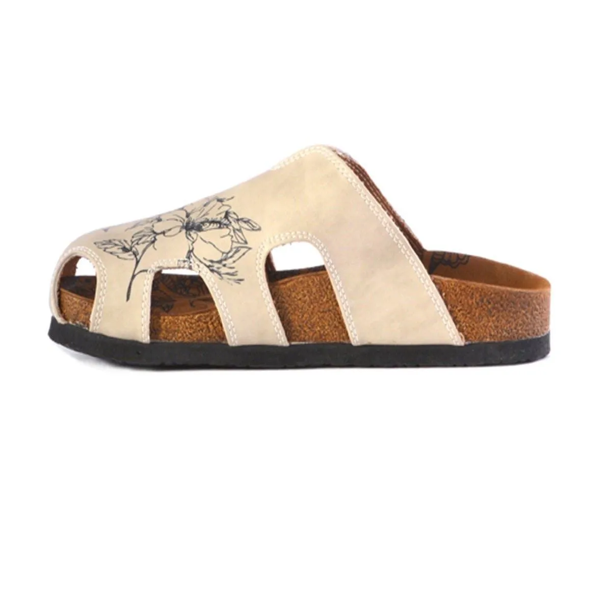 Purple Butterflied and Red Flamingo Patterned Clogs - CAL609
