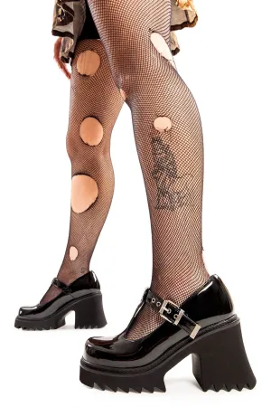 Quiet Storm Chunky Mary Jane Shoes