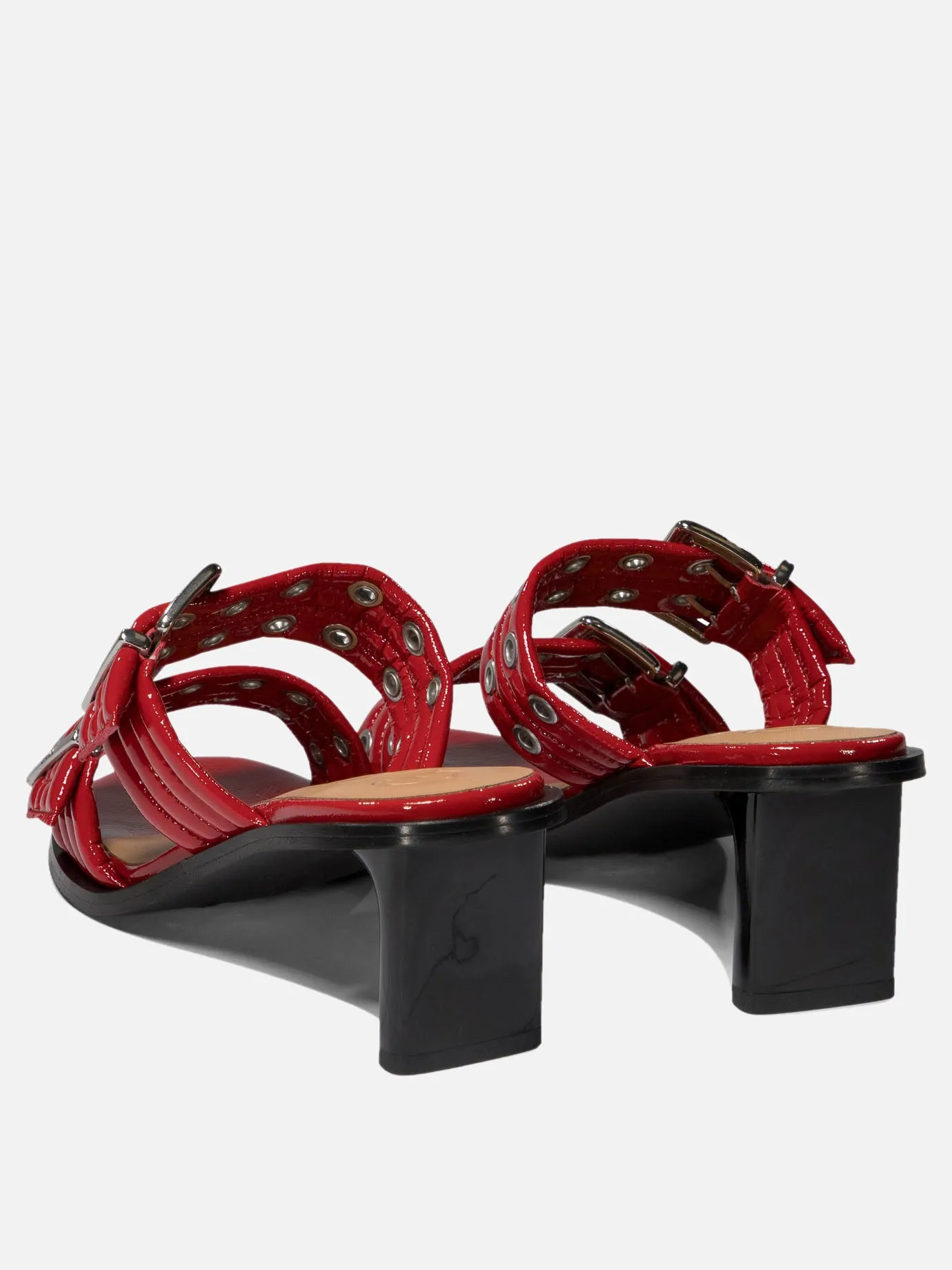 "Buckle" mules