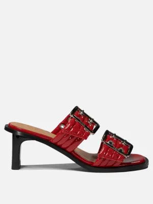 "Buckle" mules