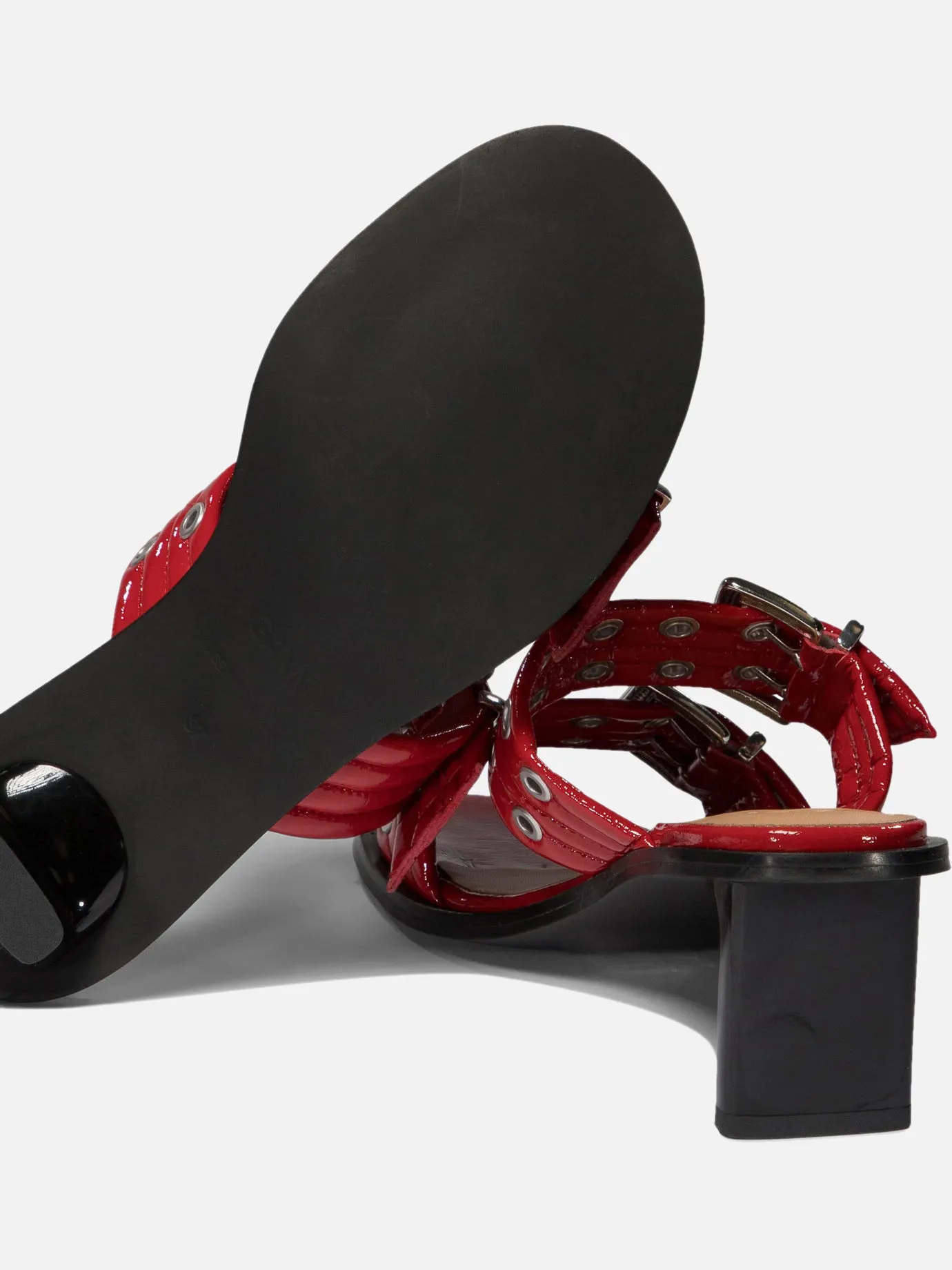 "Buckle" mules