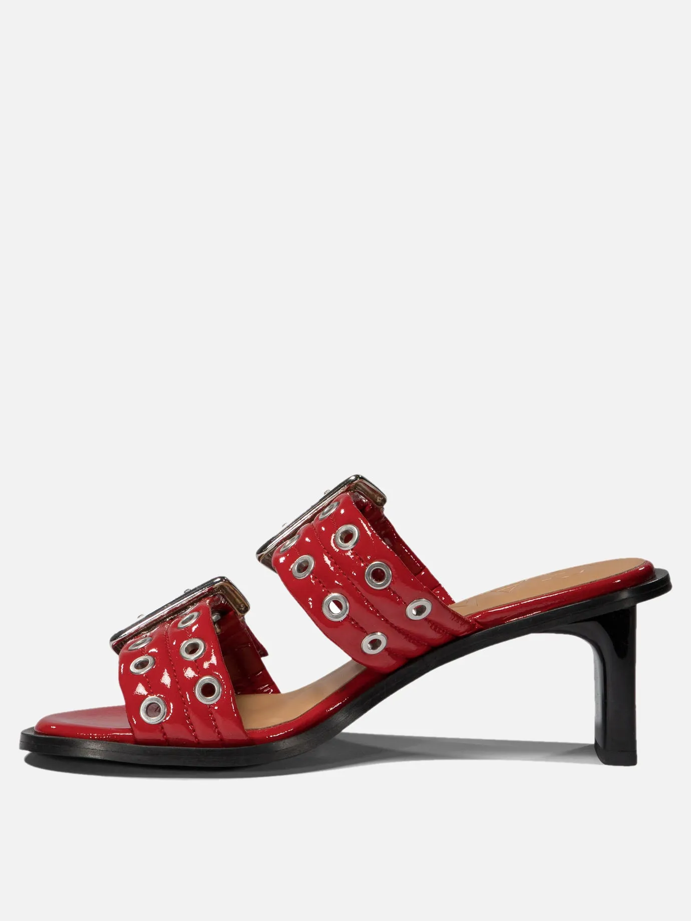 "Buckle" mules