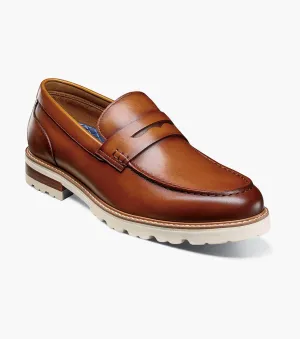 Renegade Moc Toe Penny Loafer-Cognac Multi| Florsheim