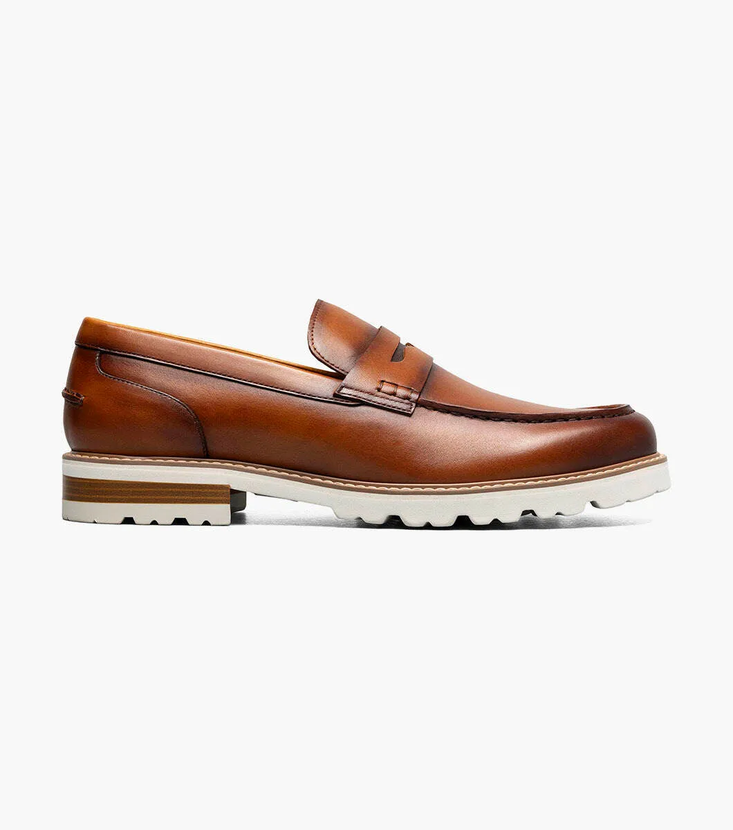 Renegade Moc Toe Penny Loafer-Cognac Multi| Florsheim