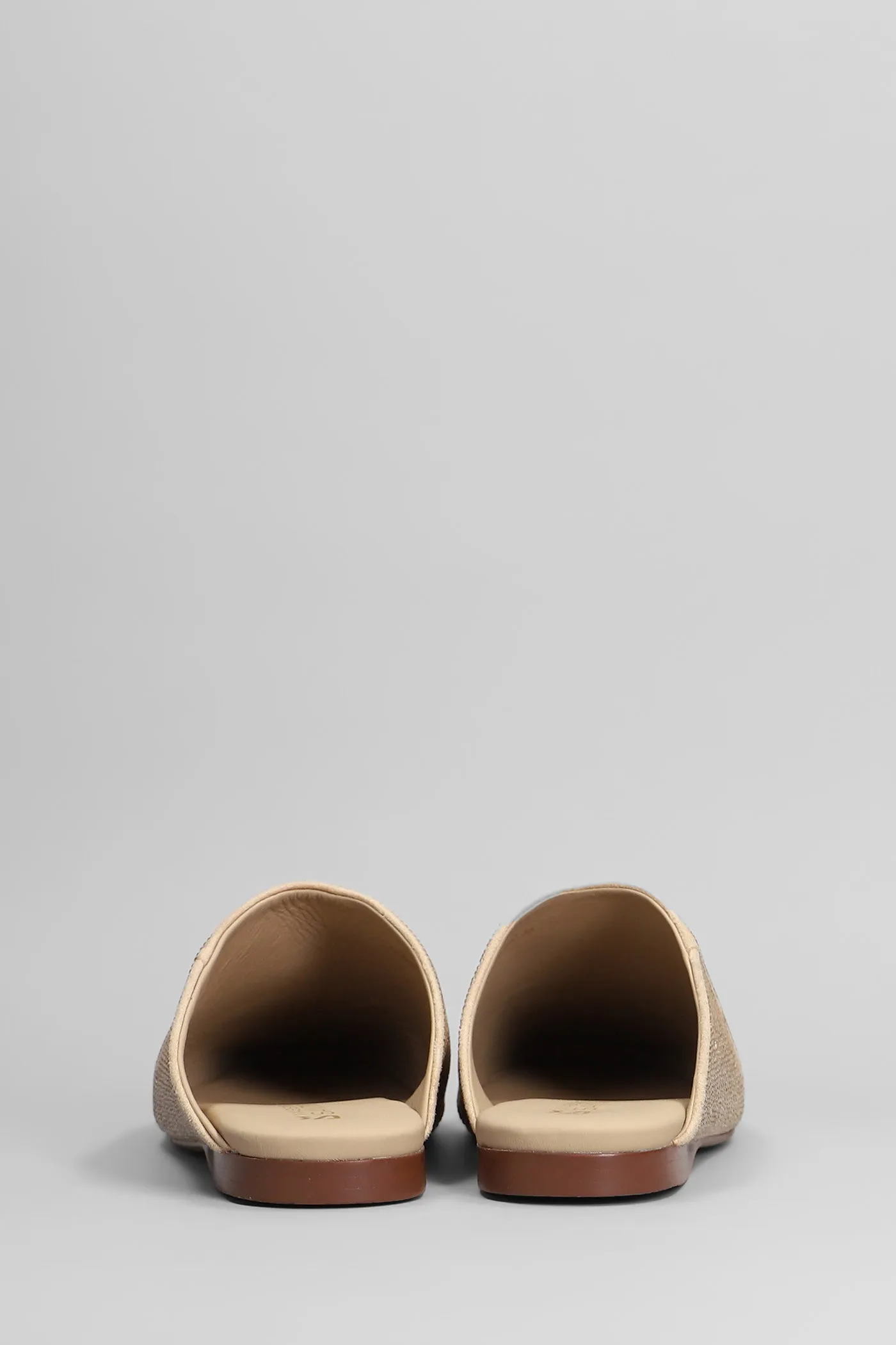 Roberta Slipper-Mule in powder suede