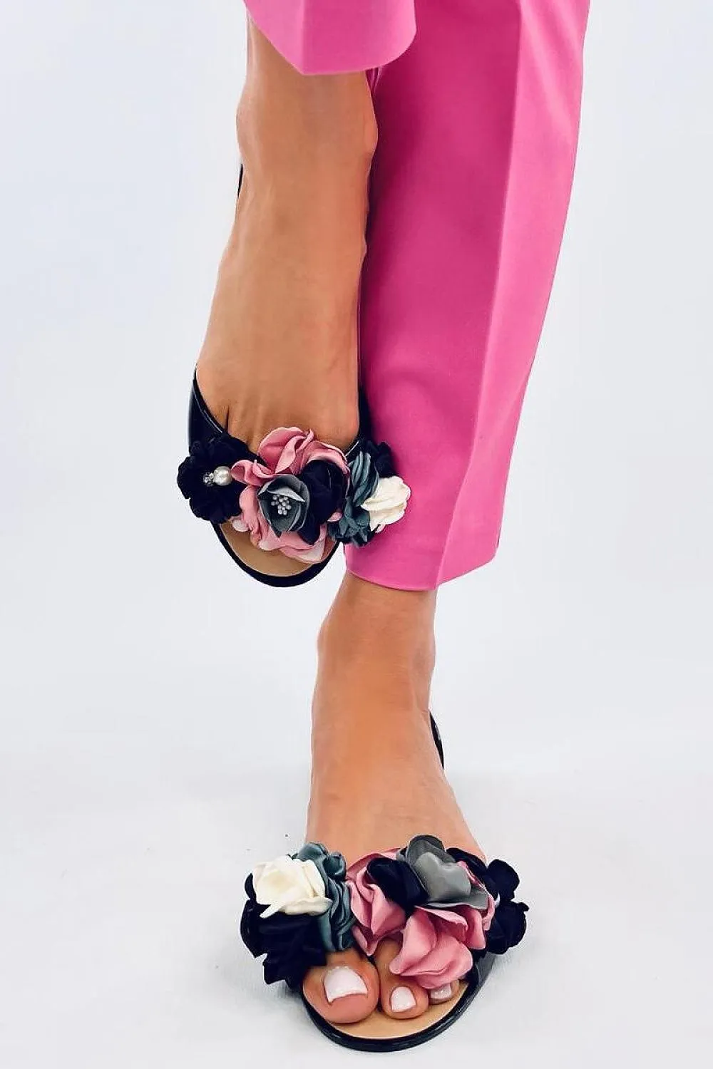 Rubber ballet flats