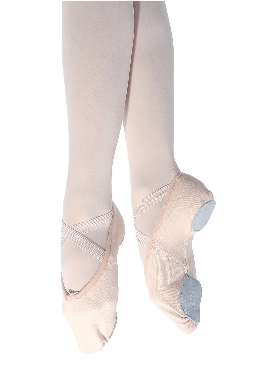 RV Stretch Canvas Split Sole Ballet Shoe - Pink