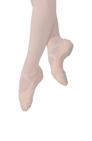 RV Stretch Canvas Split Sole Ballet Shoe - Pink