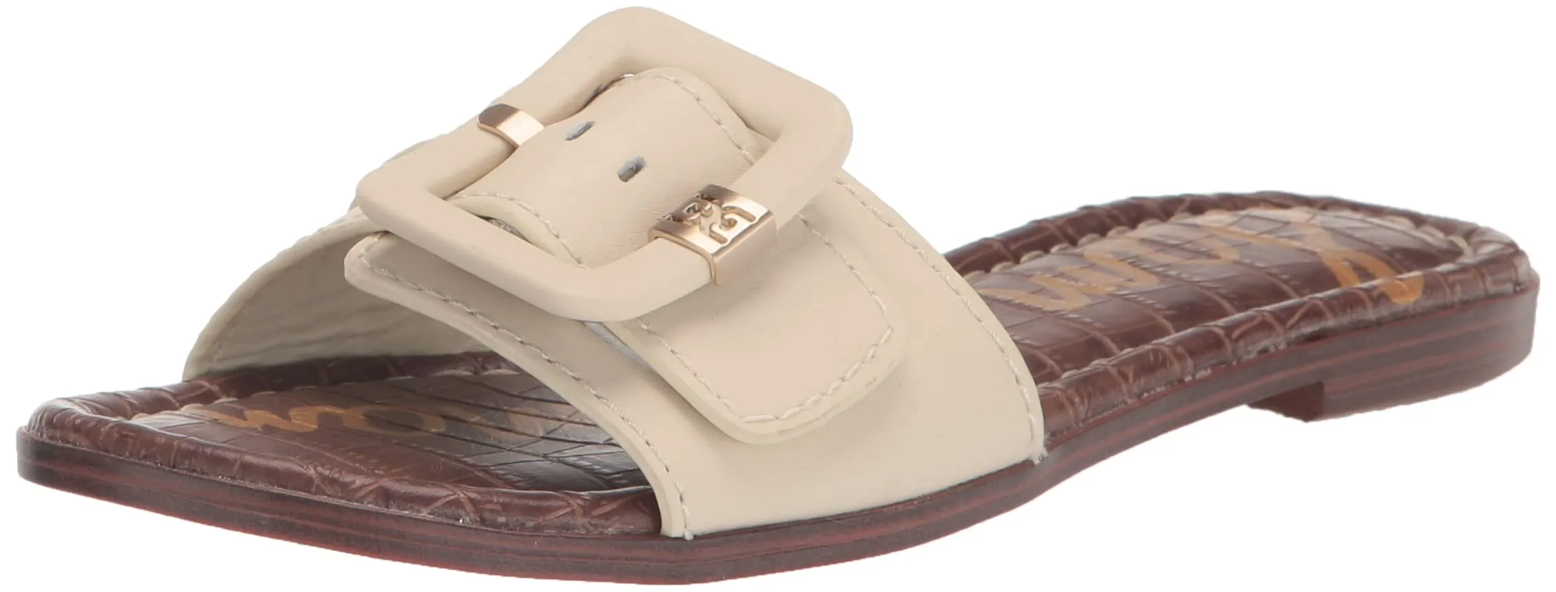 Sam Edelman Gaige Flat Sandal Modern Ivory 6 Medium