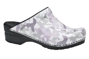 Sanita San Flex comfort clogs - Isa White Camo