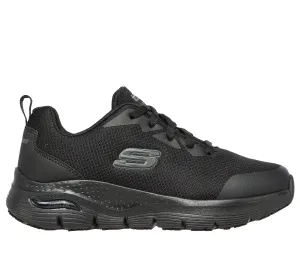 SKECHERS - 108019EC WORK:ARCH FIT SR LACED RUNNER - BLACK
