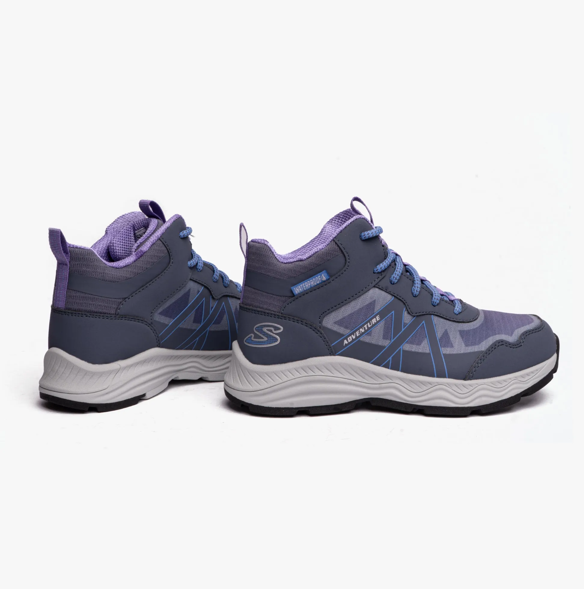Skechers 303417L/CCLV ADVENTURE BLITZ - FUN PURSUIT Girls Sport Char/Lavendar