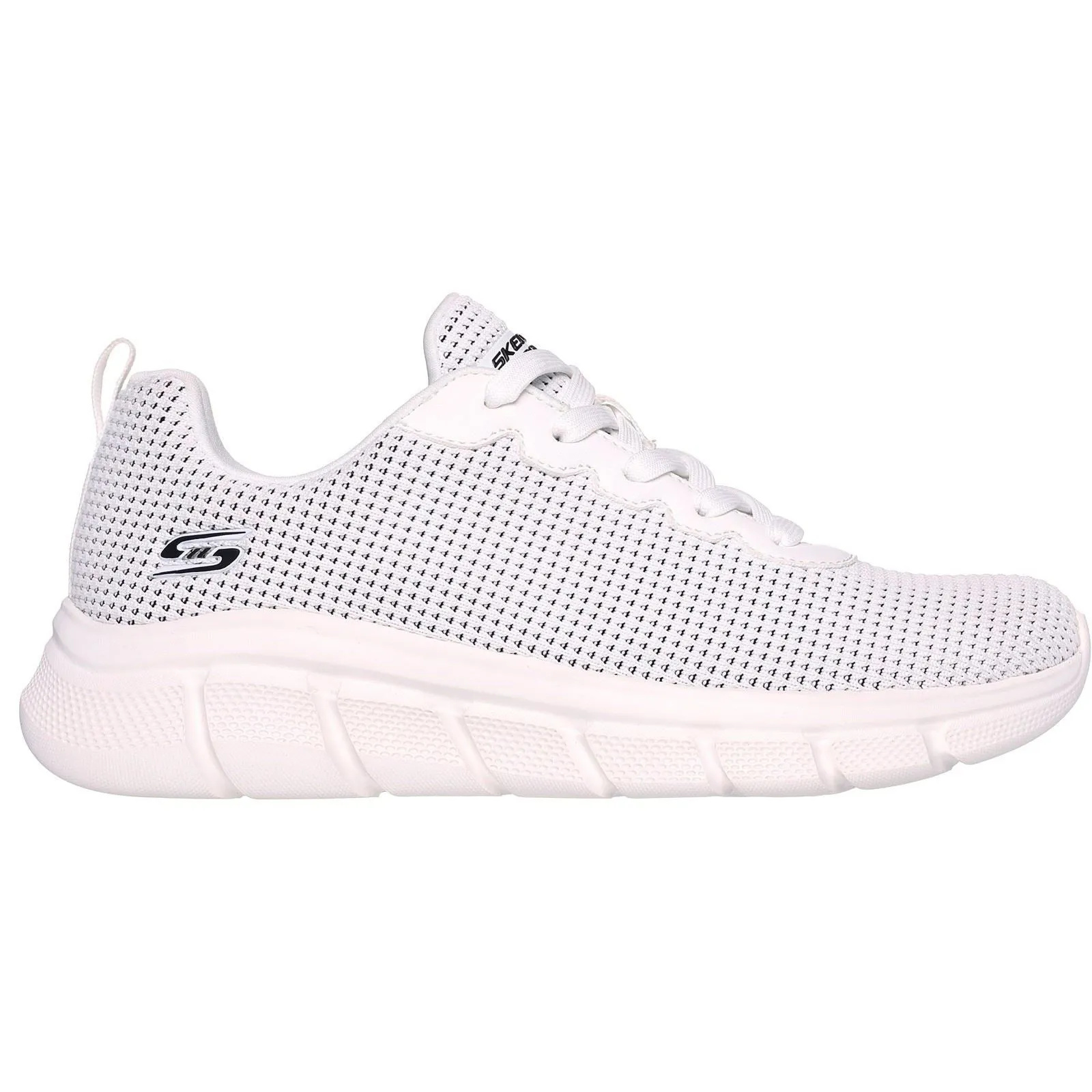 Skechers Women Trainers - Bobs Sport B Flex - Visionary Essence in White, 3-8 - GAR117346