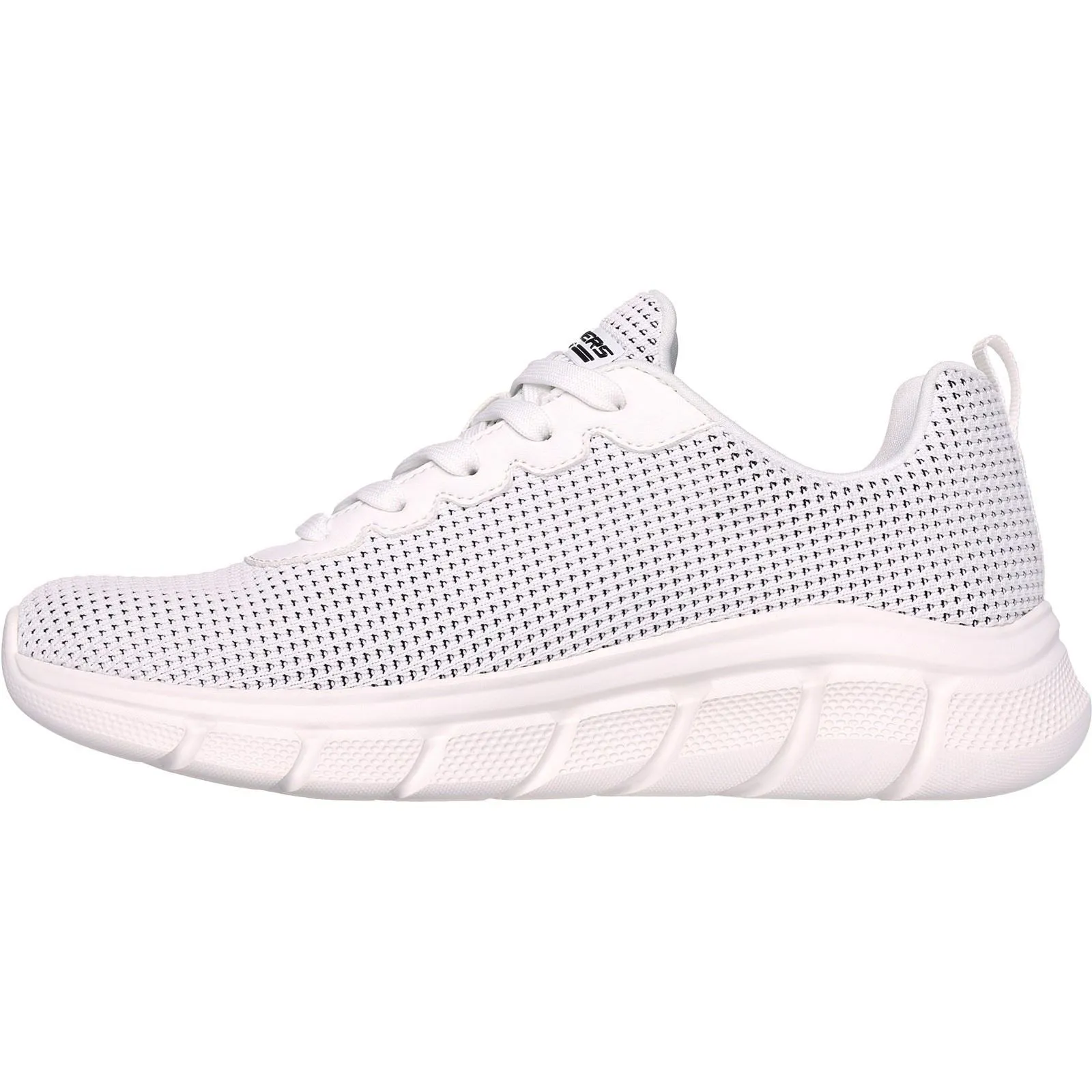 Skechers Women Trainers - Bobs Sport B Flex - Visionary Essence in White, 3-8 - GAR117346