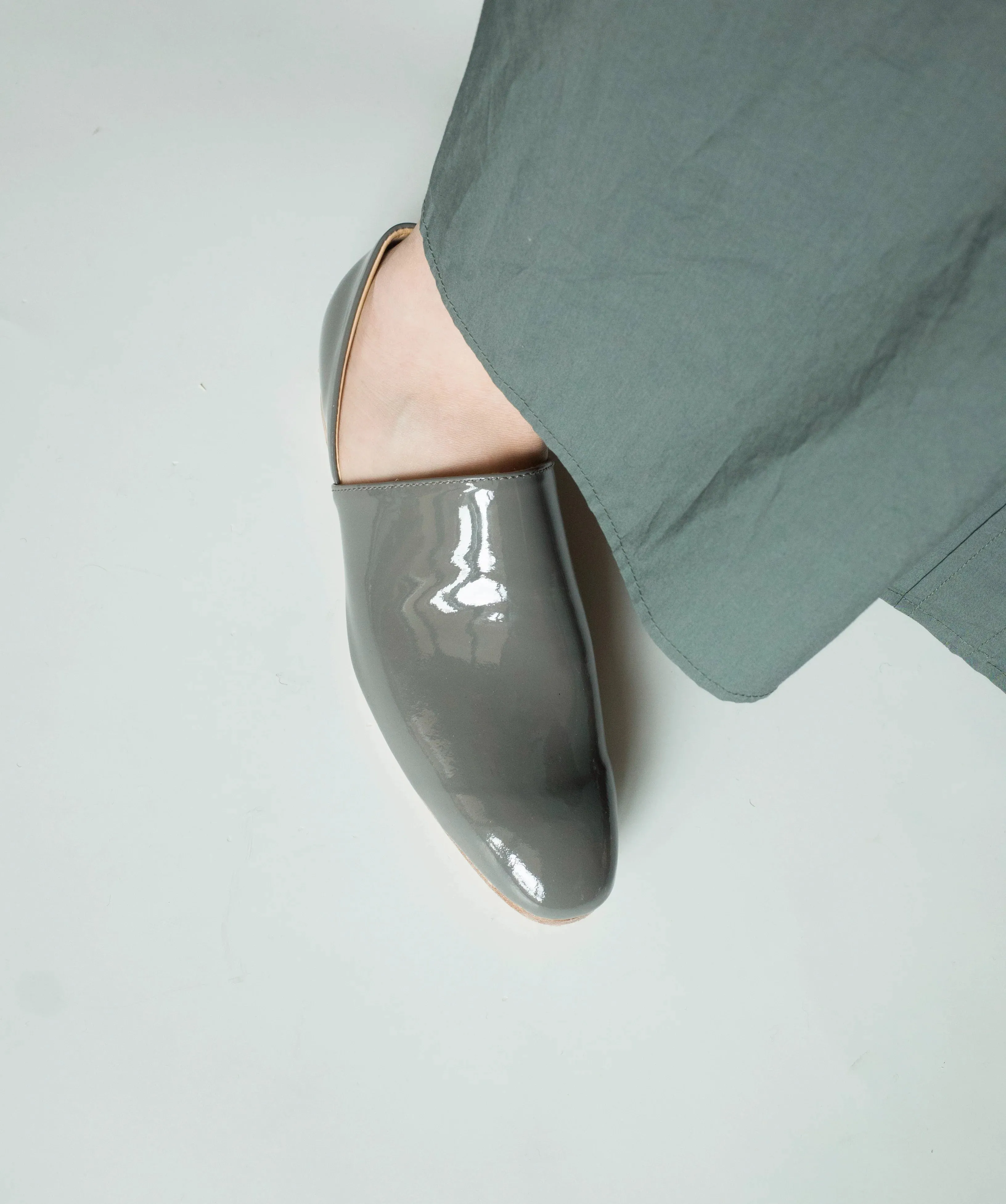 Sleek Glossy Slip-On Shoes