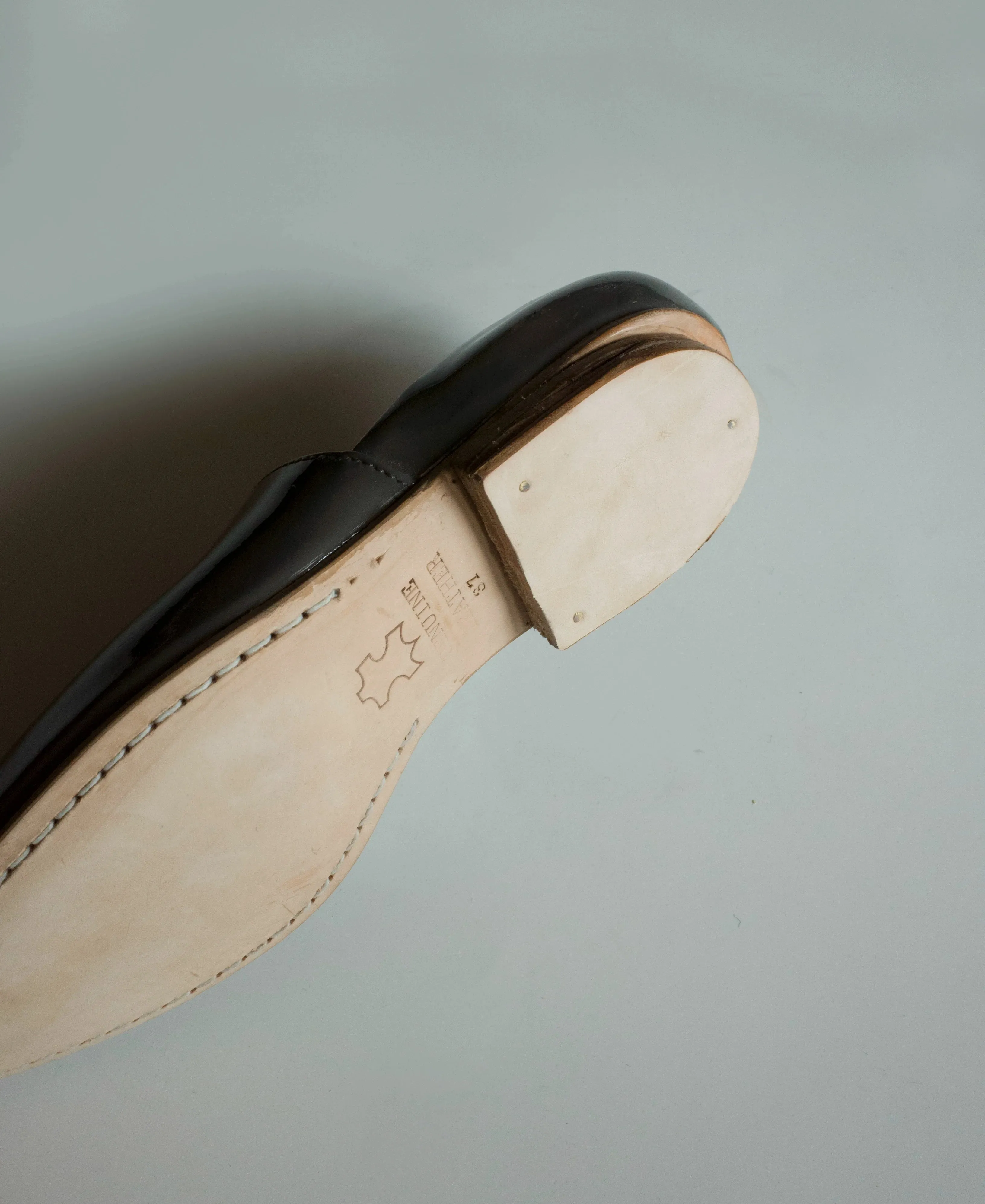 Sleek Glossy Slip-On Shoes
