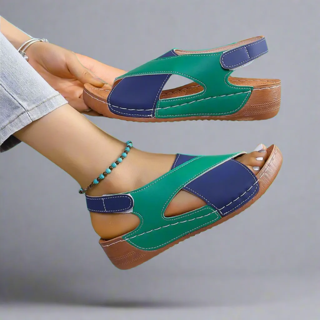 Sonnhild | Handcrafted Premium Sandals in Navy Blue