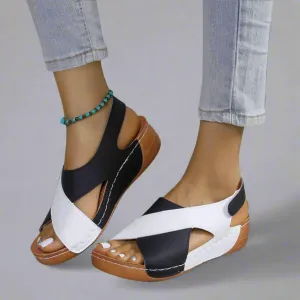Sonnhild | Handcrafted Premium Sandals in Navy Blue