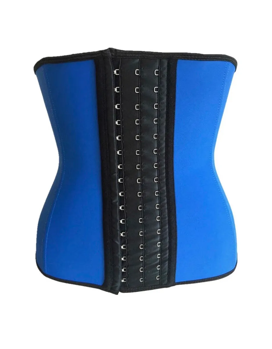 Sport Latex Waist Trainer - Cobalt Blue
