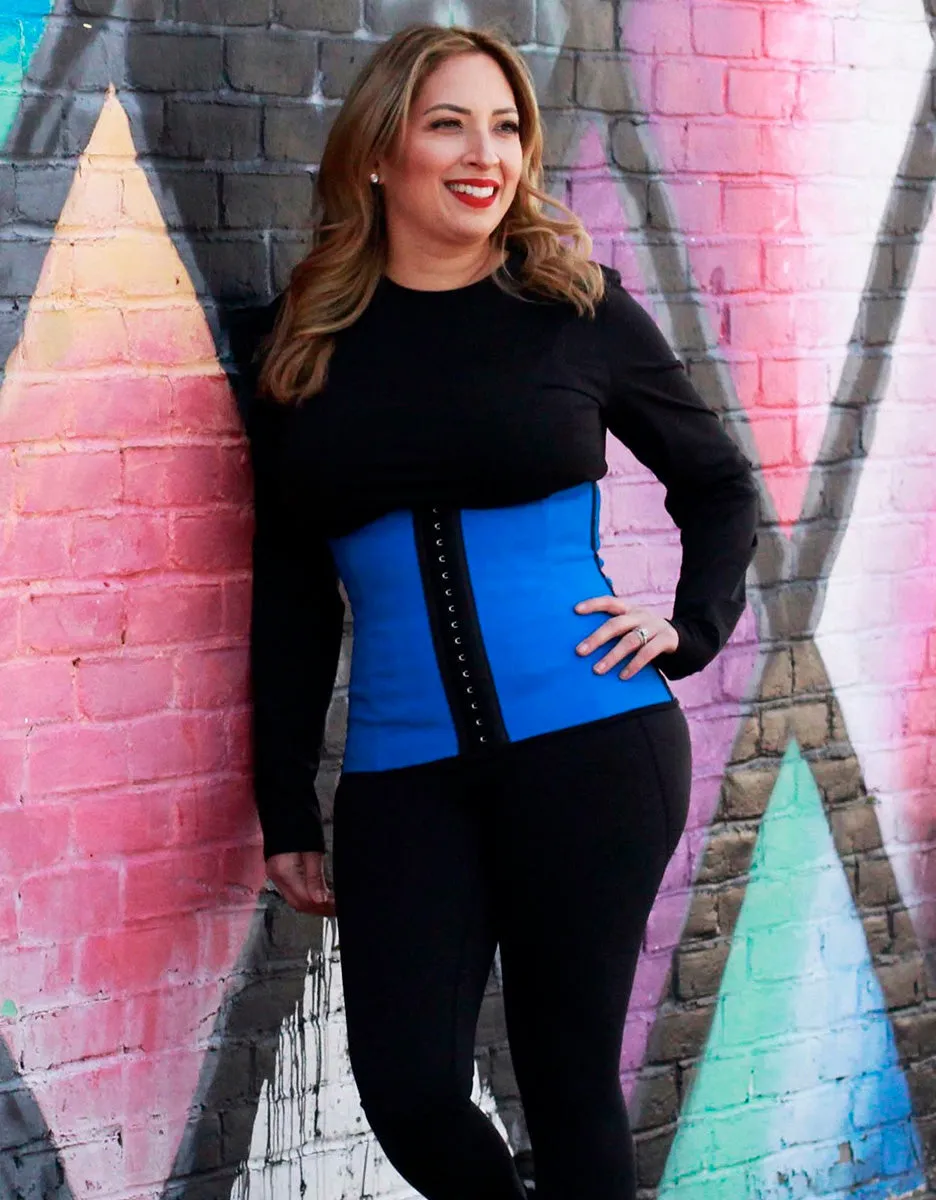 Sport Latex Waist Trainer - Cobalt Blue