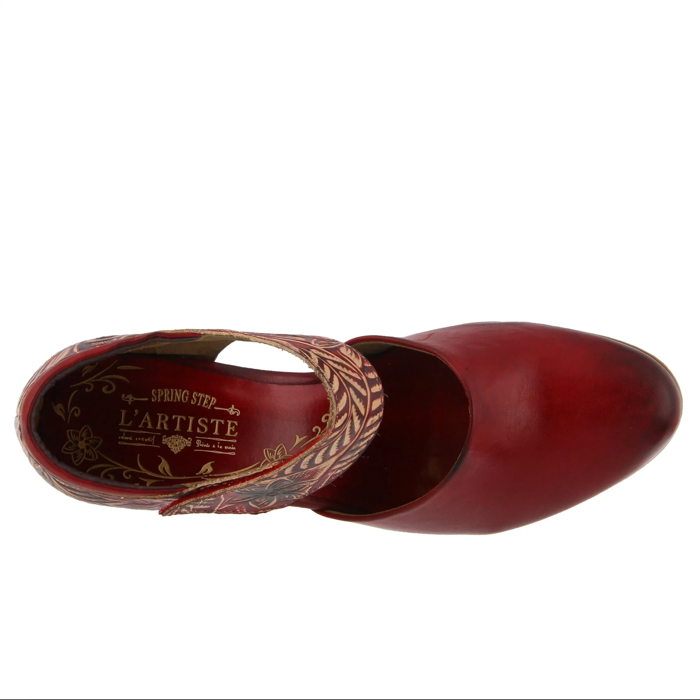 Spring Step Shoes L'Artiste Toolie Women's Hand Painted Leather Shoes