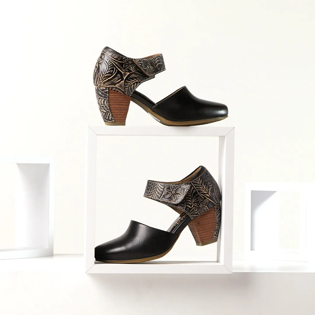 Spring Step Shoes L'Artiste Toolie Women's Hand Painted Leather Shoes