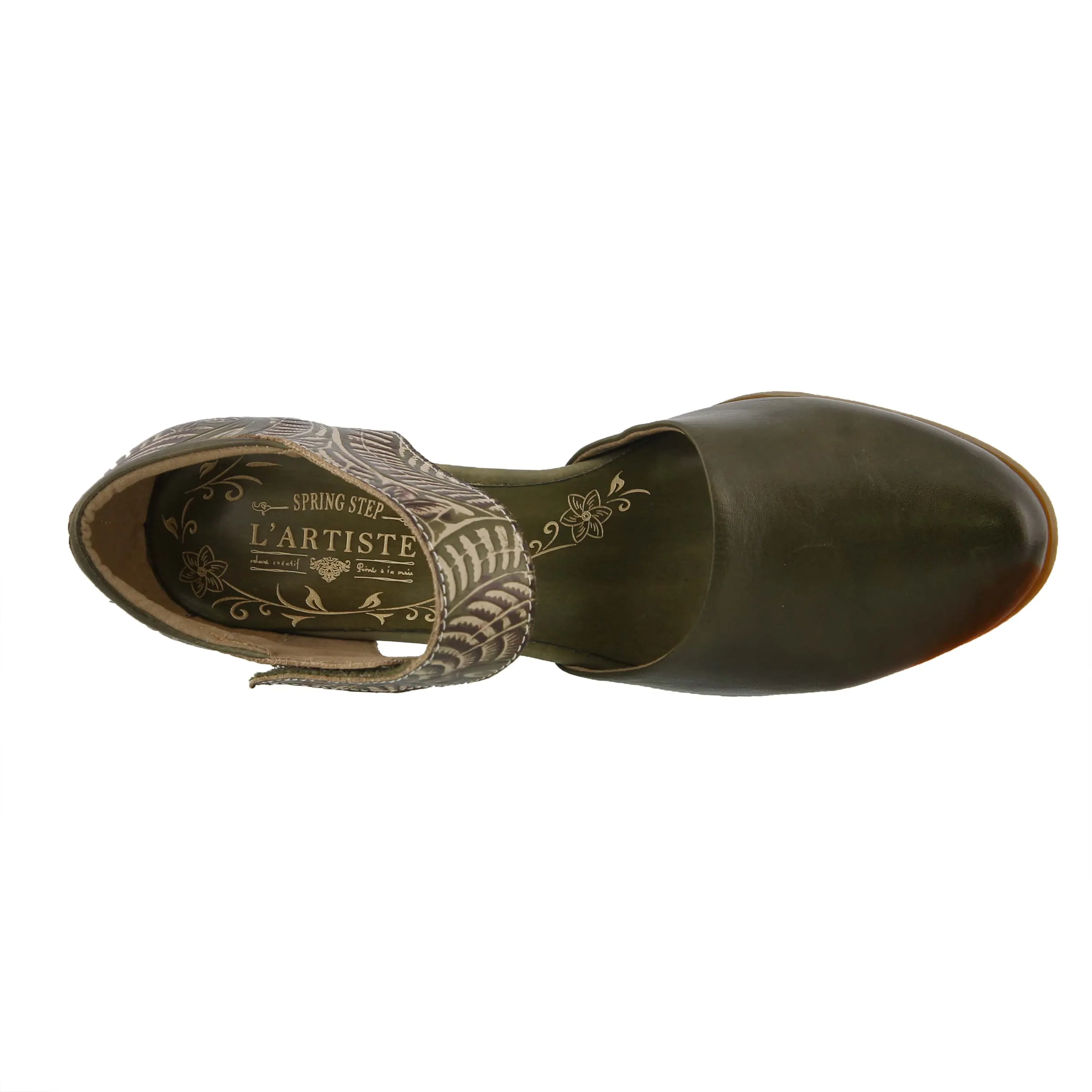 Spring Step Shoes L'Artiste Toolie Women's Hand Painted Leather Shoes