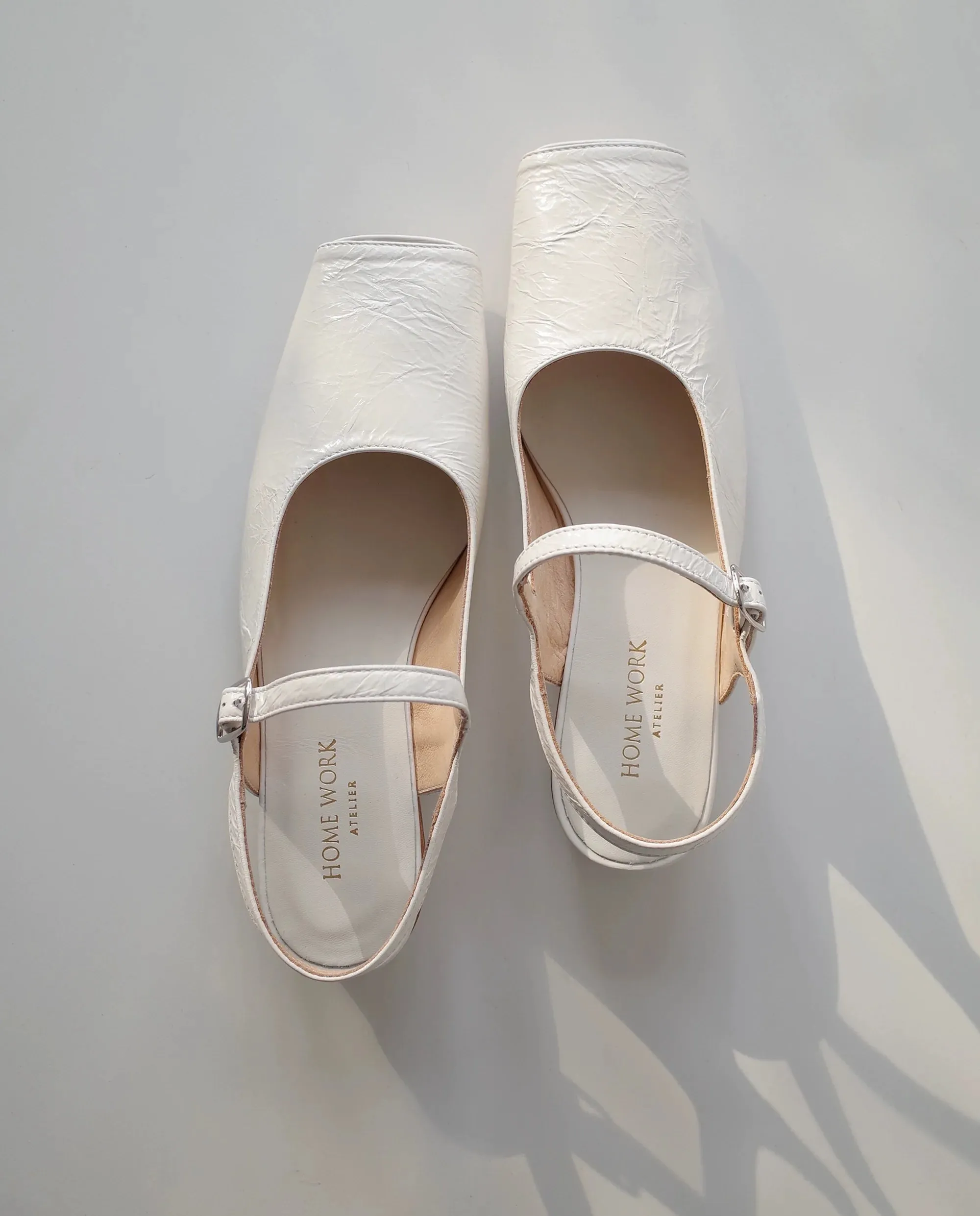 Square-Toed Mary Jane Shoes