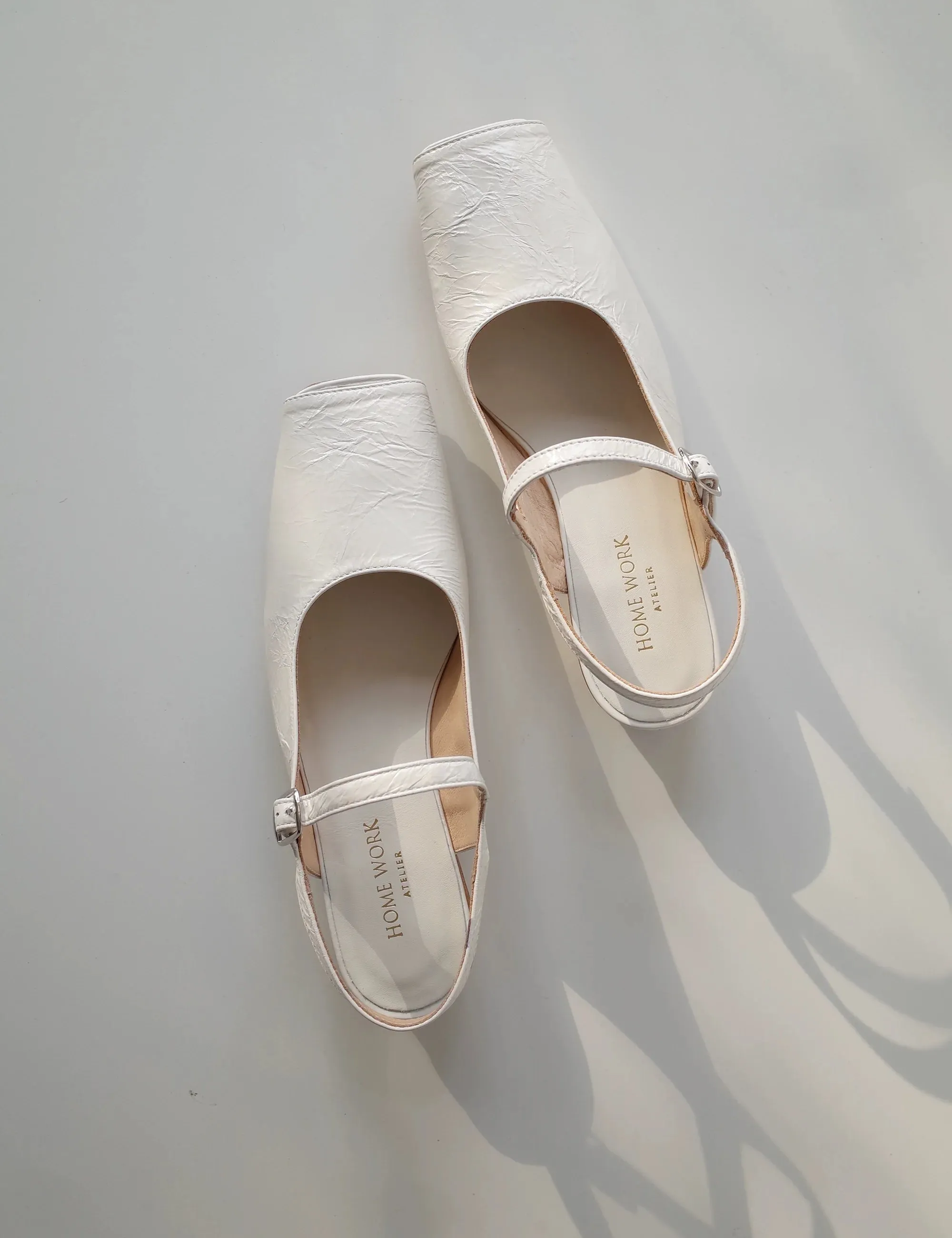 Square-Toed Mary Jane Shoes
