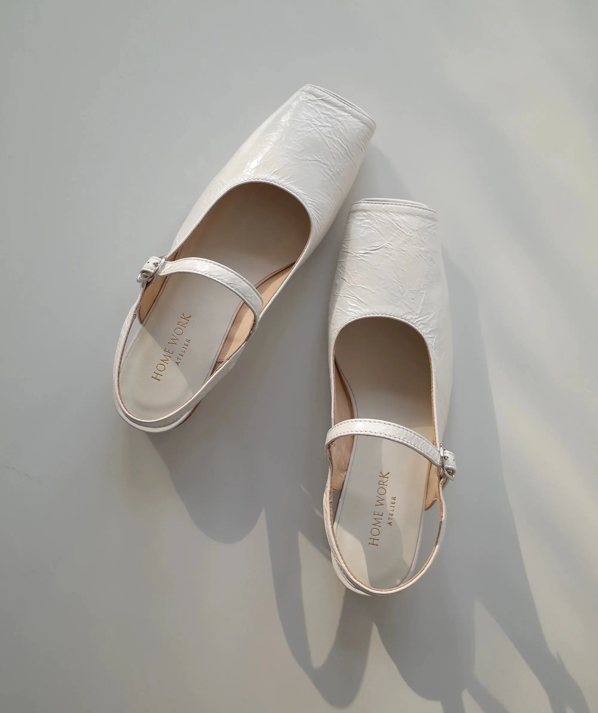 Square-Toed Mary Jane Shoes