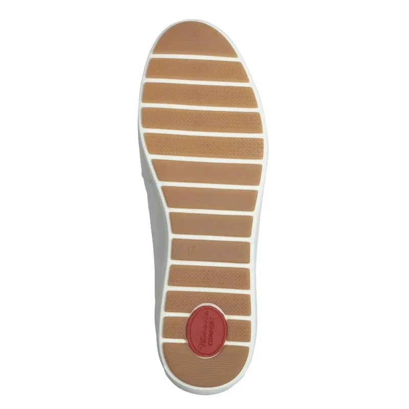 Tamaris Womens White Comfort Loafer 8-84600-44