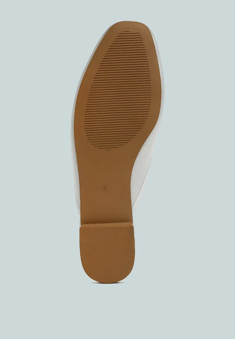Taylena Satin Bow Detail Mules
