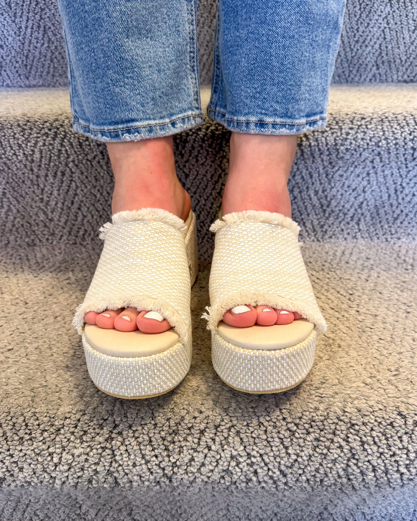 Terry Platform Heel