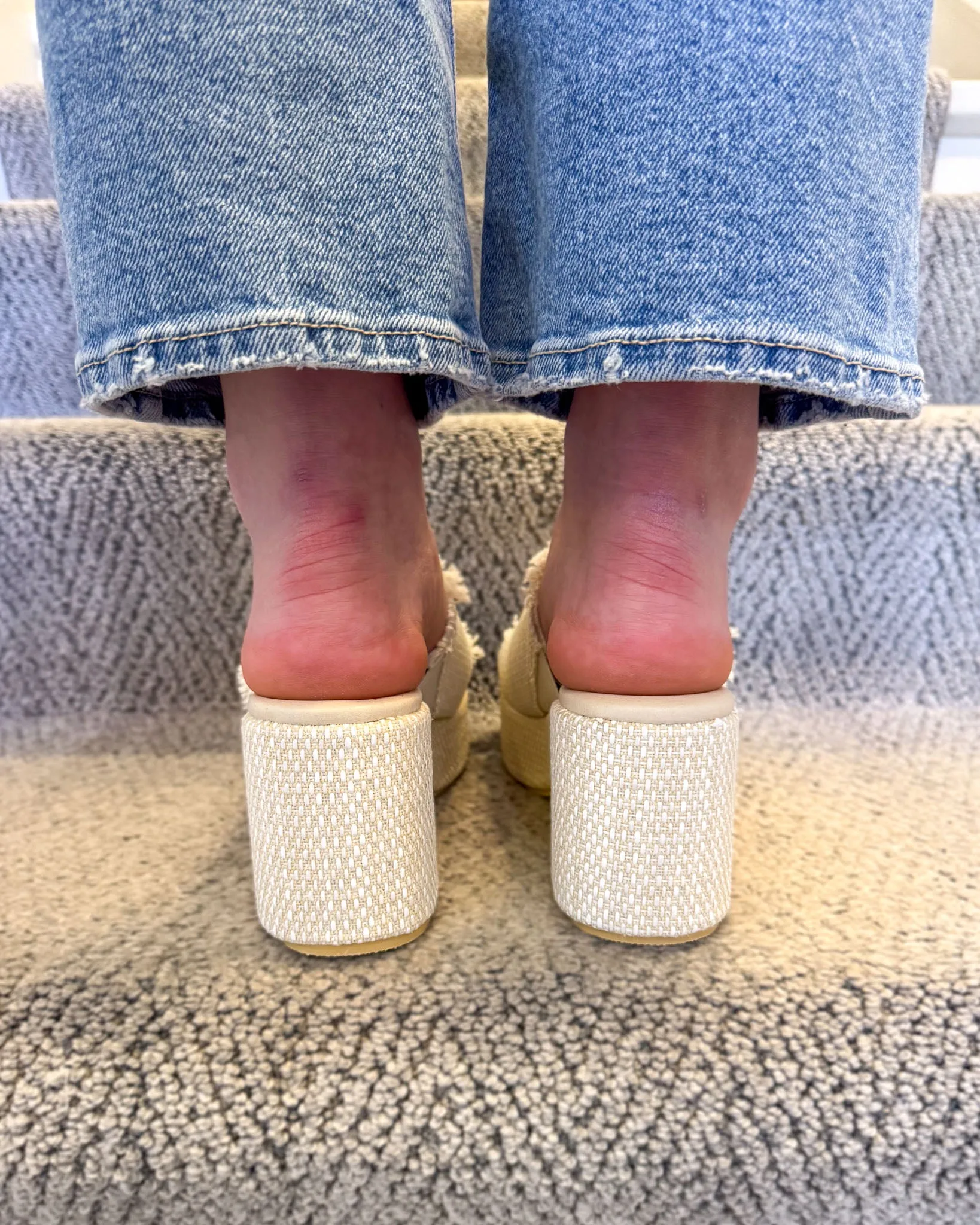 Terry Platform Heel