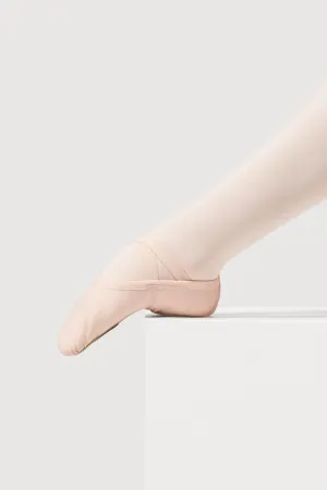 Theatrical Pink Bloch Performa Stretch Canvas Girls Ballet Flat [Theatrical Pink]