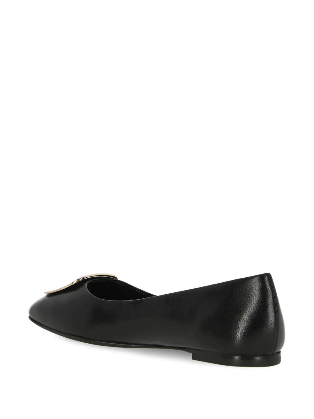 Tory Burch Black Patent Leather Ballet Flats