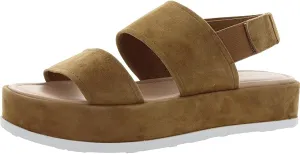 VIA SPIGA Women's V-Gabourey City Sandal Sport, Toffee, 9