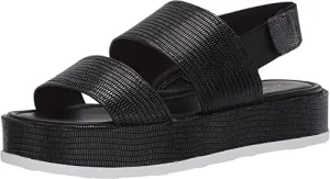 VIA SPIGA Women's V-Gabourey2 City Sandals, Black, 7.5