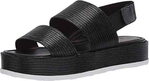 VIA SPIGA Women's V-Gabourey2 City Sandals, Black, 7.5