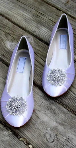 Vintage inspired ballet flats, Model "Lillian" - SOLD OUT