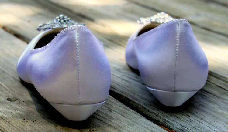 Vintage inspired ballet flats, Model "Lillian" - SOLD OUT