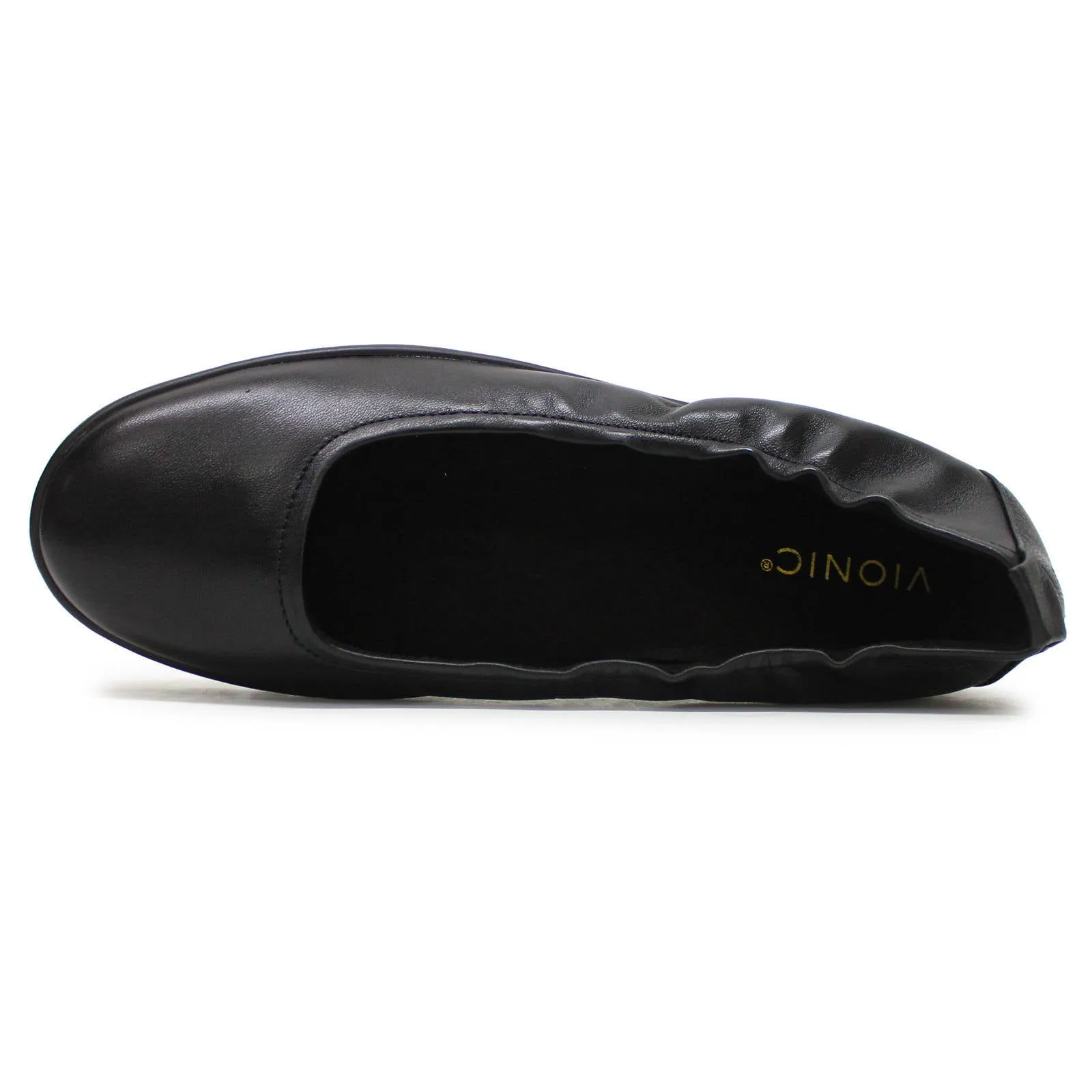 Vionic Uptown Ballet Leather Women's Slip On Shoes