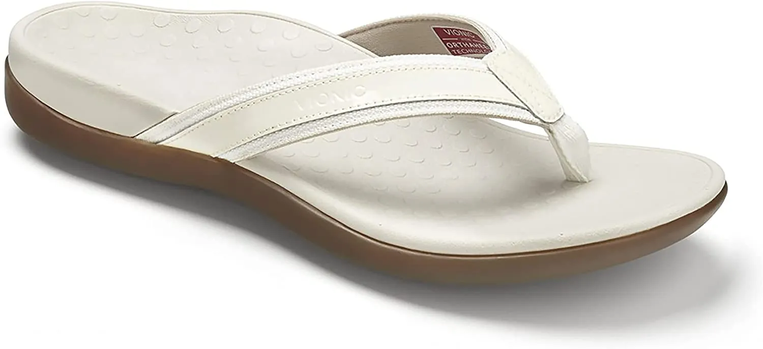 Vionic Women's Tide II Toe Post Sandal White