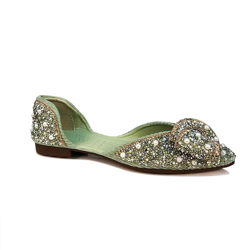 VougeVamp Women's Pointed Toe Loafers – Soft Sole Flat Shoes for Elegant & Casual Wear