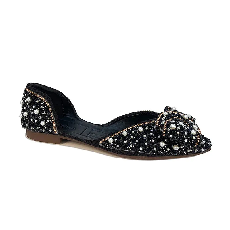 VougeVamp Women's Pointed Toe Loafers – Soft Sole Flat Shoes for Elegant & Casual Wear