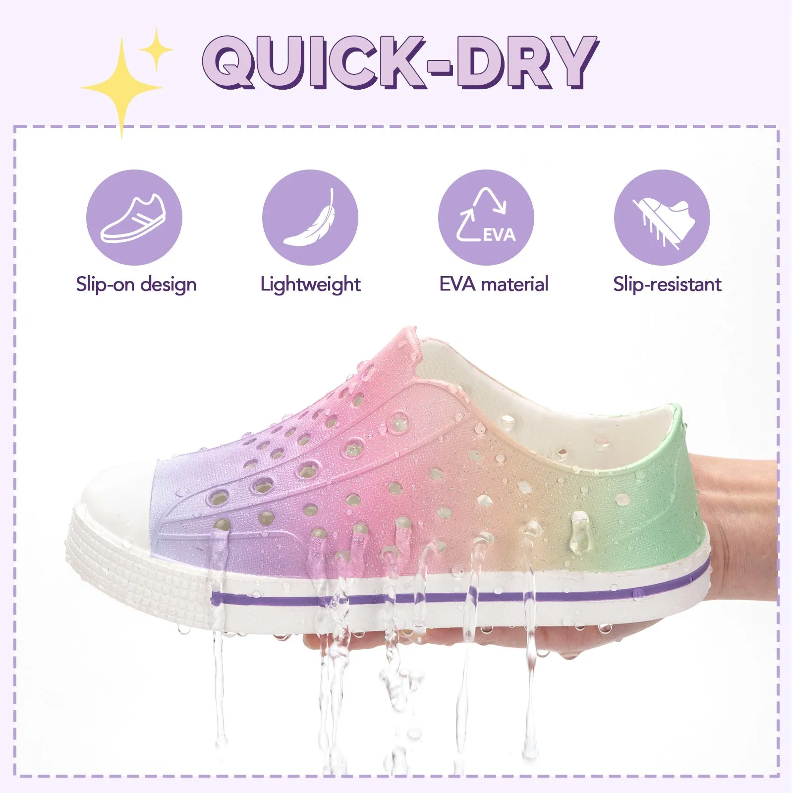 Water Shoes Lightweight Girls Summer Sandals