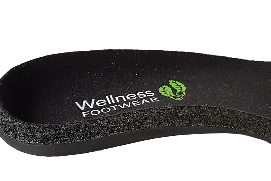 Wellness Faves Leather Work Shoes - Black