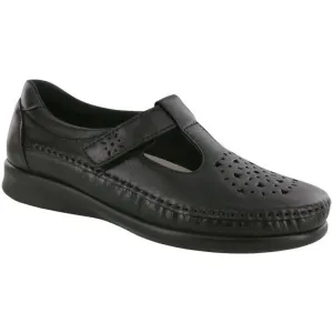 Willow Slip On Loafer - Black Smooth - Women's