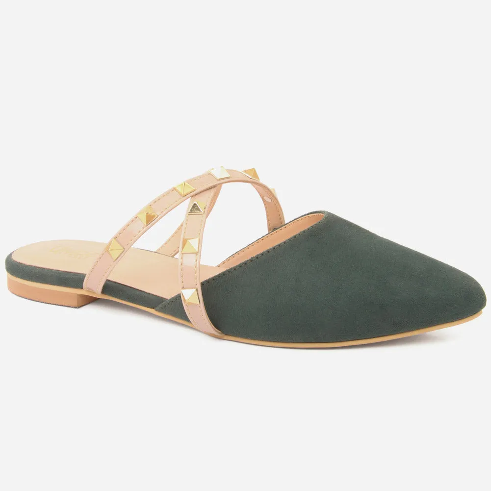 Women "ATHENA" Pointy Toe Slippers