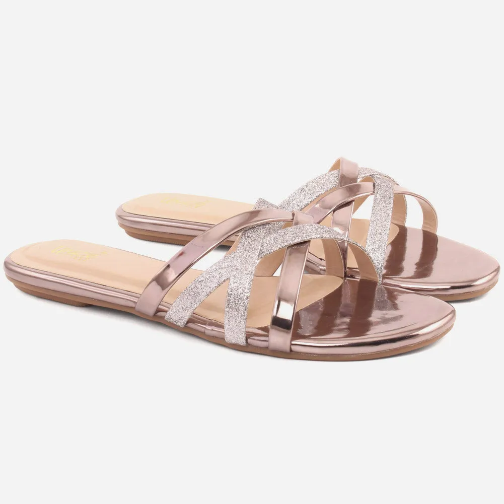 Women "Joan" glamourous slipon on slipper
